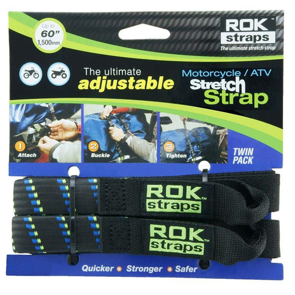 OXFORD ROK STRAPS HD LUGGAGE STRAPS 25mm x 1.5M TWIN PK