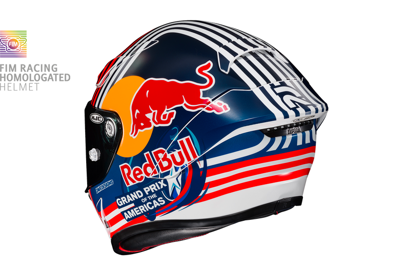 HJC RPHA 1 Red Bull Austin Gp MC21 Motorcycle Helmet Size Small 56cm