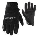 RST Rider CE Textile Black Road Gloves Size 09 Medium