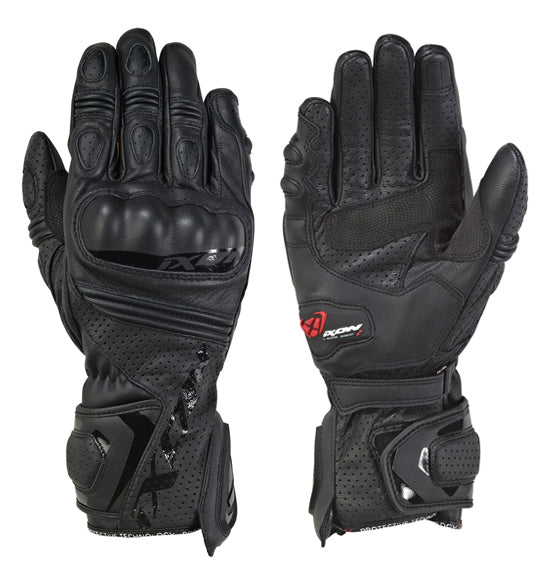 Ixon RS TEMPO AIR Black Road Gloves Size Small