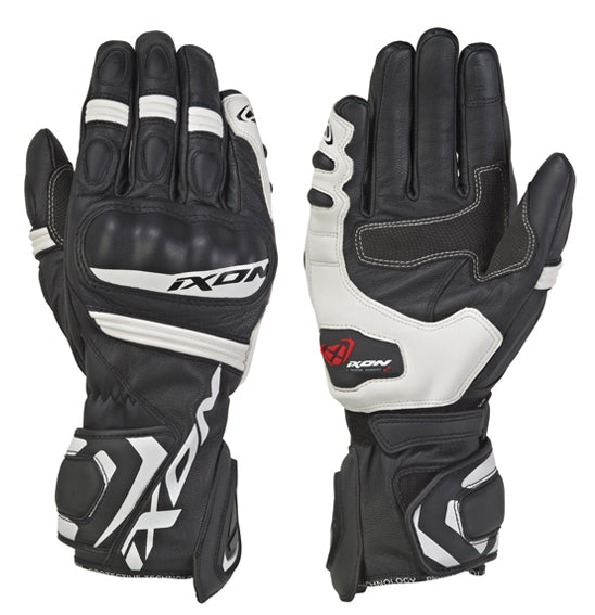 Ixon RS TEMPO Black White Size Medium Road Gloves