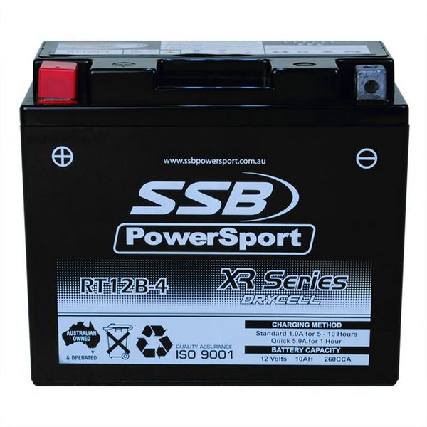 SSB Battery (YT12B-4) AGM 12V 10Ah 260CCA High Performance