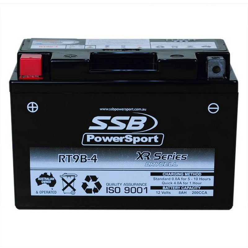 SSB Battery (YT9B-4) AGM 12V 0.8Sah 200CCA High Performance