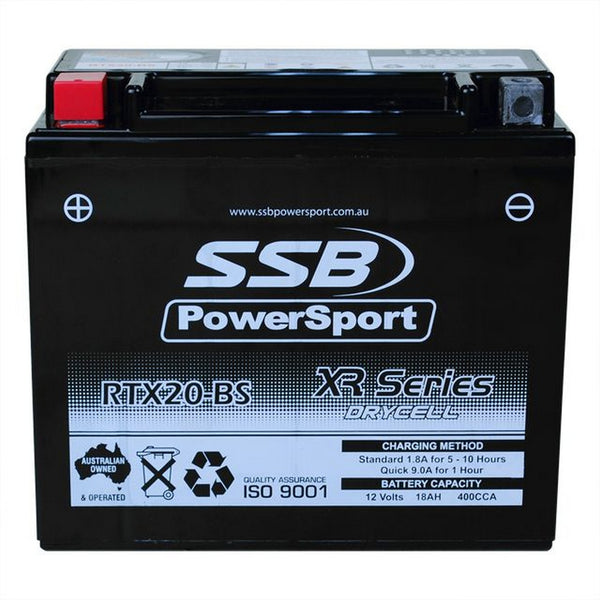 SSB Battery (YTX20-BS) AGM 12V 18Ah 400CCA High Performance
