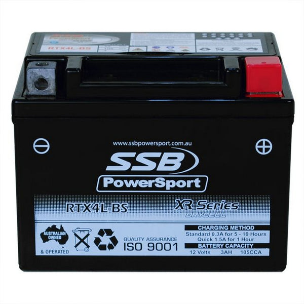 SSB Battery (YTX4L-BS) AGM 12V 3Ah 105CCA High Performance