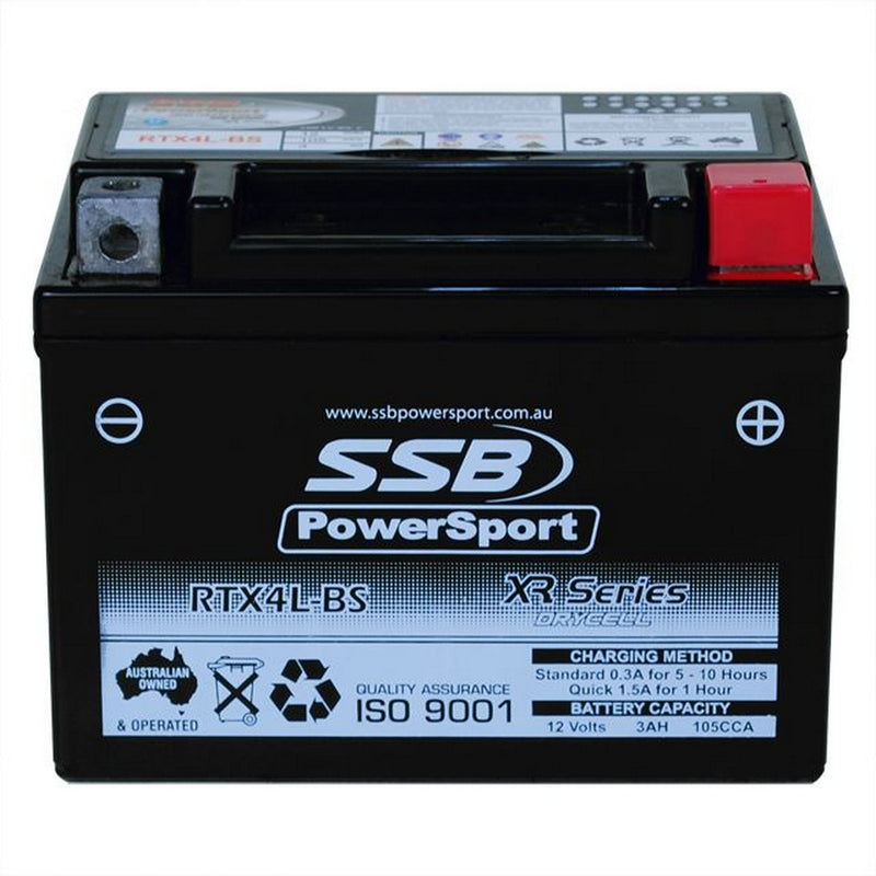 SSB Battery (YTX4L-BS) AGM 12V 3Ah 105CCA High Performance