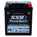 Super Start Motorcycle And Powersports Battery (Ytx7L-Bs) Agm 12V 6Ah 175Cca By Ssb High Performance