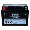 Super Start Motorcycle And Powersports Battery (Ytx9-Bs) Agm 12V 10Ah 260Cca By Ssb High Performance