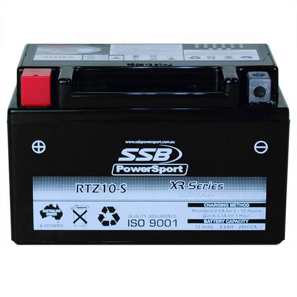SSB Battery (YTZ10-S) AGM 12V 8.6Ah 210CCA High Performance