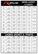 Rjays Tempest II Black Rainwear Pants Size Medium Waist Size 34"