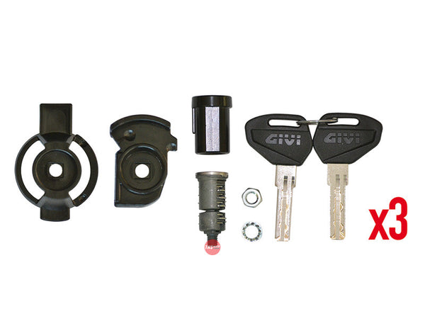 Givi 3 Piece Barrel Lock And Ket Set - Security SL103