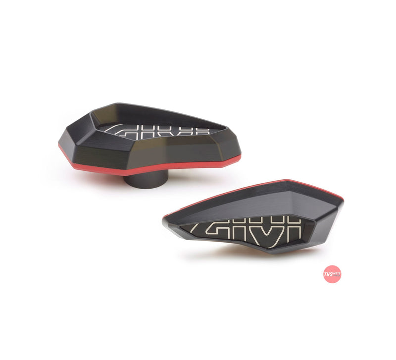 Givi Frame Slider Crash Protection Black/red (needs Fitting Kit) SLD01RE