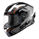 SMK Stellar K Power - Black / Grey / Orange Road Helmet Size XS 54cm