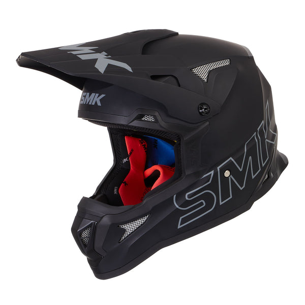 SMK Allterra Matt Black Helmet Large 59cm 60cm