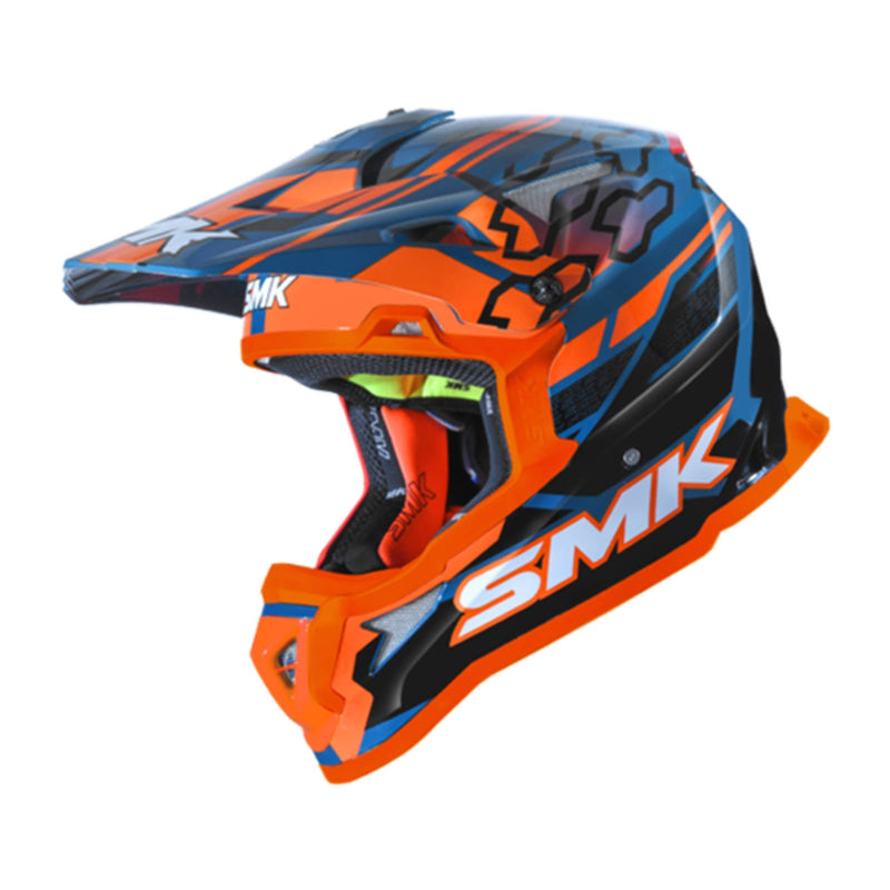 SMK Allterra Tribou Blu Org Helmet Large 59cm 60cm