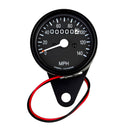 Whites Speedo 2in 60mph-2000rpm Harley Satin Black