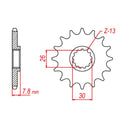 MTX Parts Spkt Front Oe Steel 1184 18T