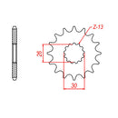 MTX Parts Spkt Front Oe Steel 1183 19T