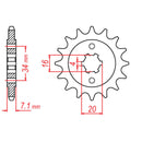 MTX Parts Spkt Front Oe Steel 1903