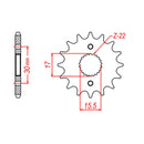 MTX Parts Spkt Front Oe Steel 1256 14T
