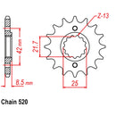 MTX Parts Spkt Front Oe Steel 516 15T