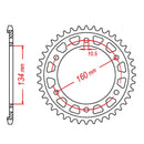 MTX 1317 Steel Rear Sprocket