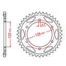 MTX 312 Steel Rear Sprocket