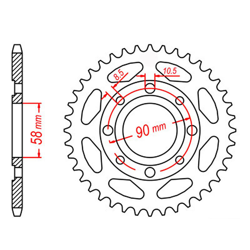 MTX 269 Steel Rear Sprocket