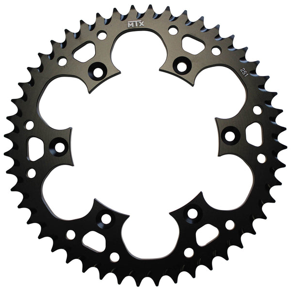 MTX Parts Spkt Rear Alloy Mtx Zero Black 251 50T #520