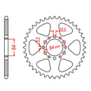 MTX Parts Spkt Rear Oe Steel 811 48T