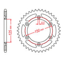 MTX 897 Steel Rear Sprocket