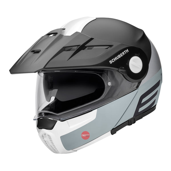 Schuberth E1 Adventure Helmet Cut Grey Medium 56cm 57cm