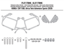 Givi Side Rack One-fit Monokey Honda CRF1100L Africa Twin Adv Sports 20 PLO1178MK