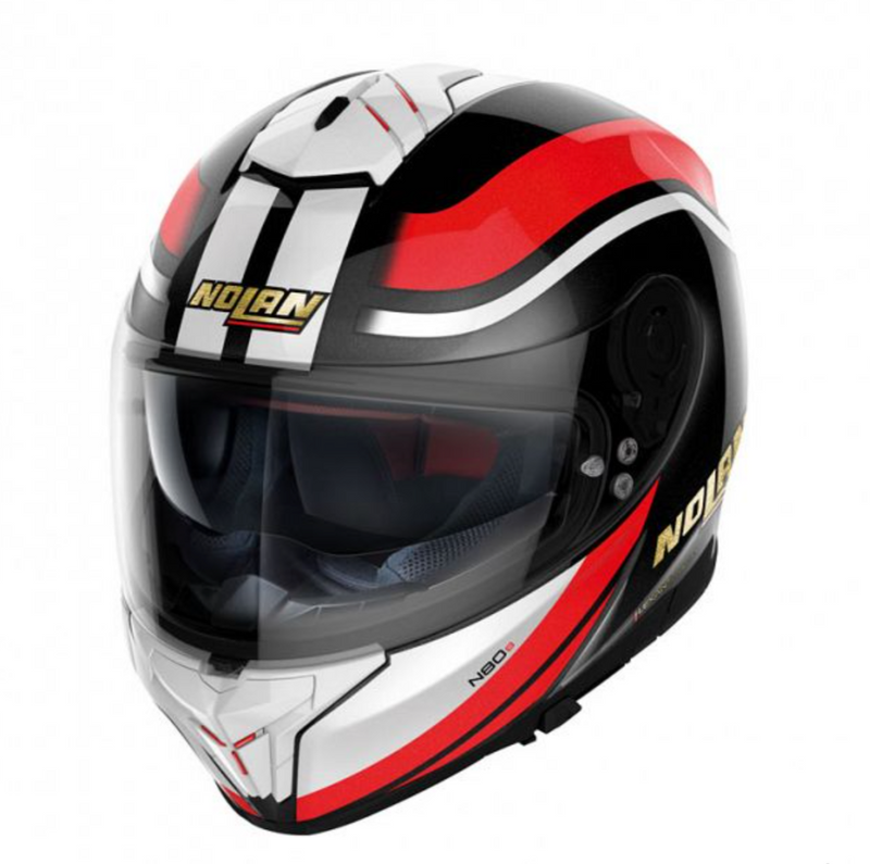 Nolan N80-8 50th Anniversary Full Face Helmet - Red / White / Black Size 2XL 64cm