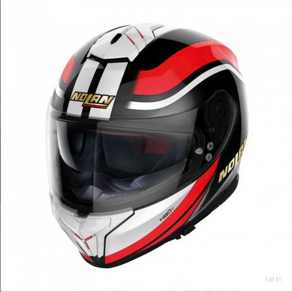Nolan N80-8 50th Anniversary Full Face Helmet - red/white/black Small 56cm
