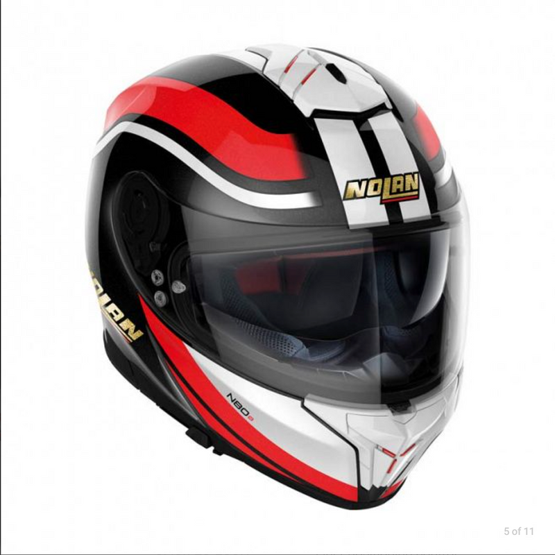 Nolan N80-8 50th Anniversary Full Face Helmet - Red / White / Black Size 2XL 64cm