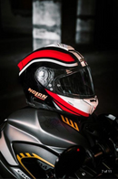 Nolan N80-8 50th Anniversary Full Face Helmet - Red / White / Black Size XL 62cm