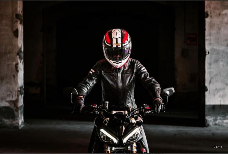 Nolan N80-8 50th Anniversary Full Face Helmet - Red / White / Black Size XL 62cm