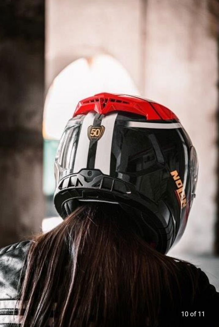 Nolan N80-8 50th Anniversary Full Face Helmet - red/white/black XL 62cm