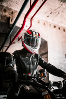 Nolan N80-8 50th Anniversary Full Face Helmet - Red / White / Black Size XL 62cm