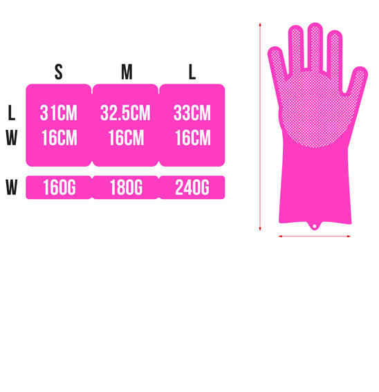 Muc-Off Deep Scrubber Glove Large