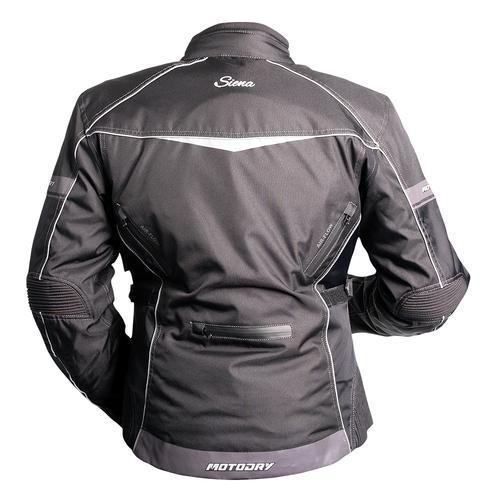 MotoDry Jacket Sienna Black White Size Womens 3XL EU 20