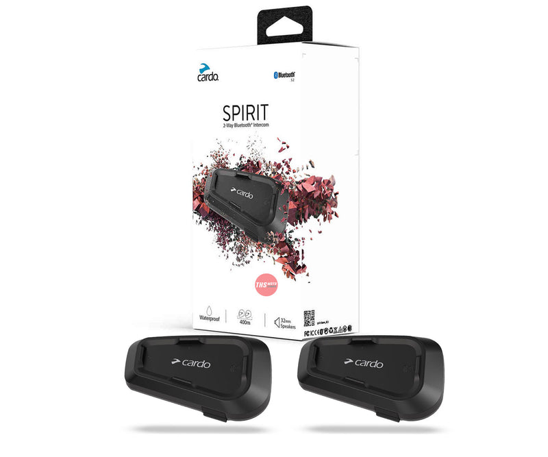 Cardo Spirit Dual Motorcycle Bluetooth Communication System