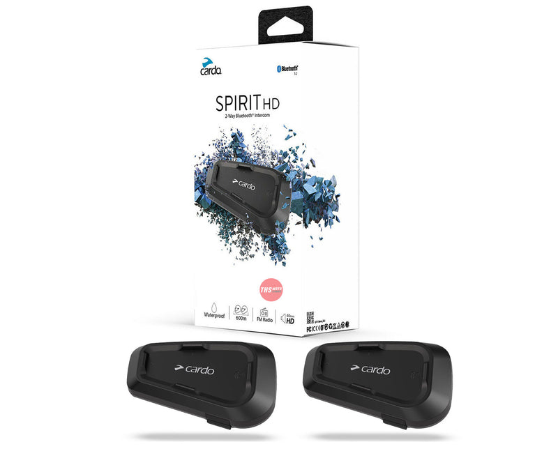 Cardo Spirit HD Dual Motorcycle Bluetooth Communication System