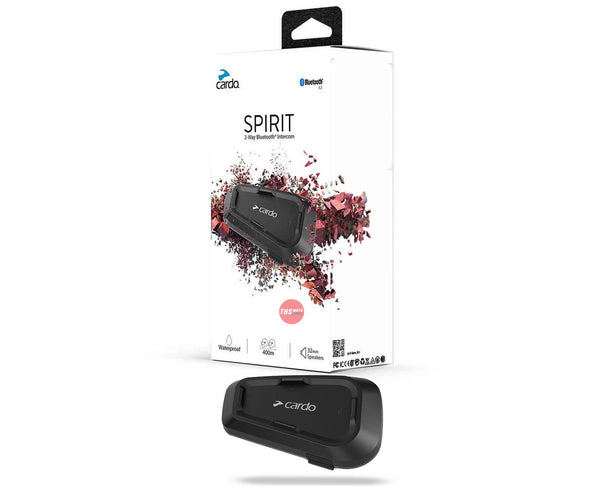 Cardo Spirit Single Motorcycle Bluetooth Communication System