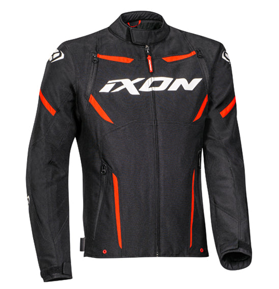 Ixon STRIKER Black White Red Road Jacket Size Large