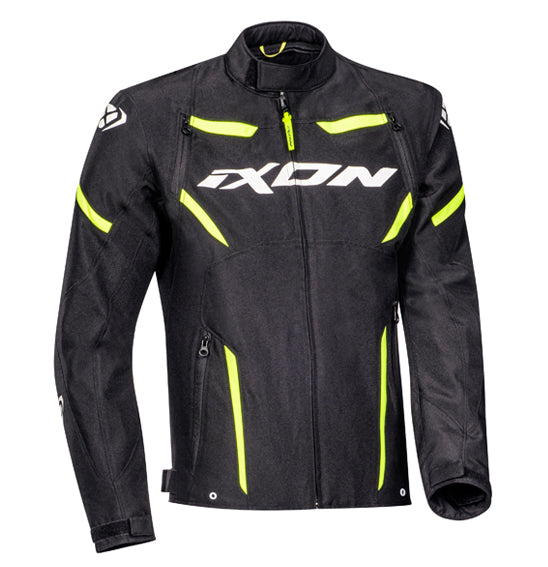 Ixon STRIKER Black White Yellow Road Jacket Size Medium