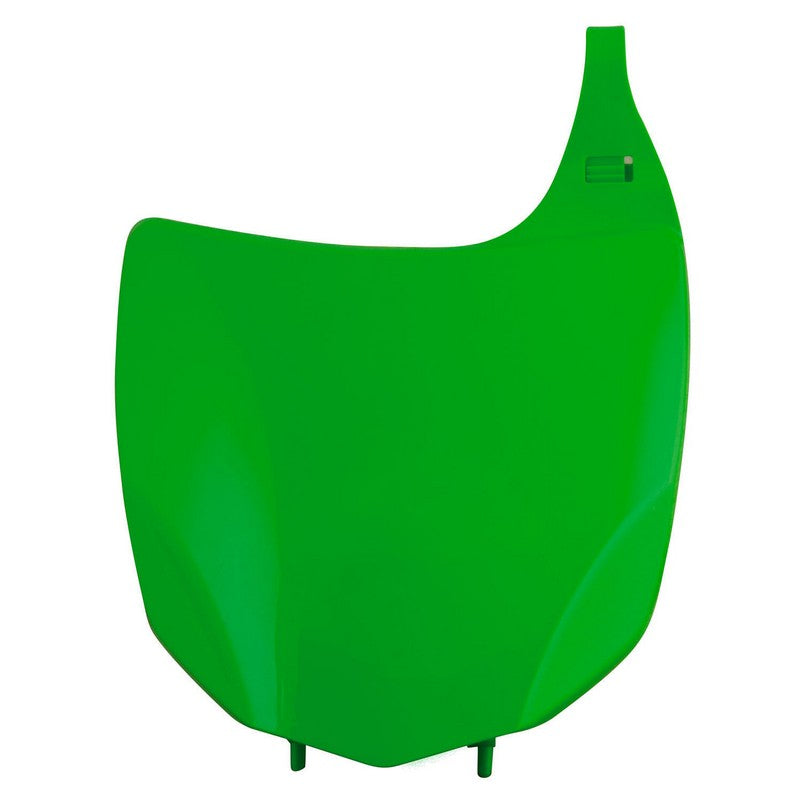 Rtech Number Plate Front Kawasaki Kx250F Kx450F 09-12 Green