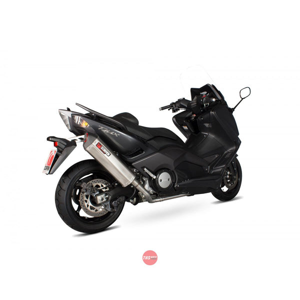 Yamaha TMAX 530 2012-2016 Exhaust Full System Serket Brushed Stainless