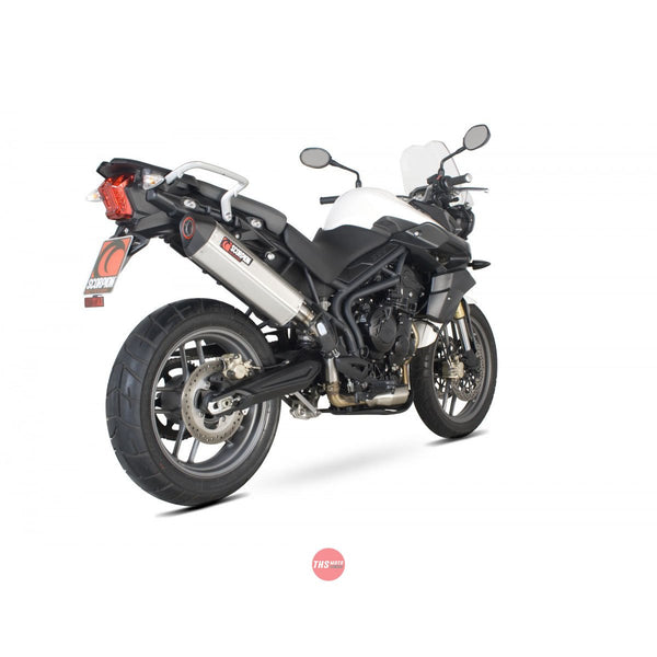Triumph Tiger 800 2011-2016 Exhaust Slip On Serket Brushed Stainless